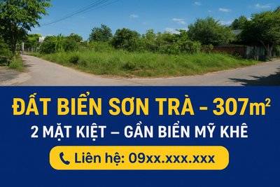 Bán đất nền 307m² tại Sơn Trà, Đà Nẵng - Đà Nẵng