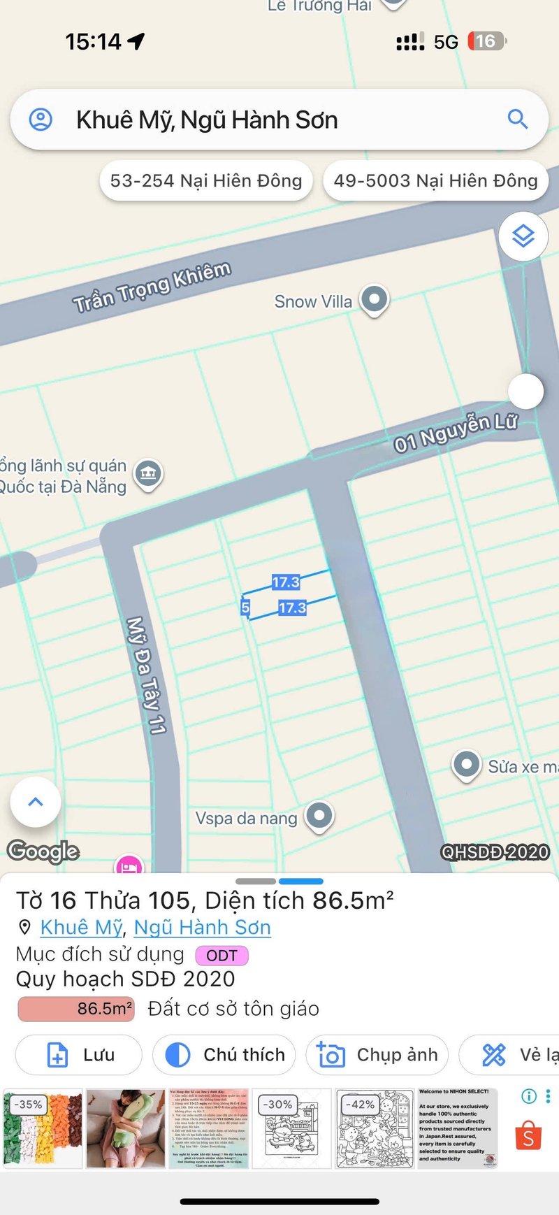 Bán đất nền 87m² tại Ngũ Hành Sơn, Đà Nẵng - Photo 2