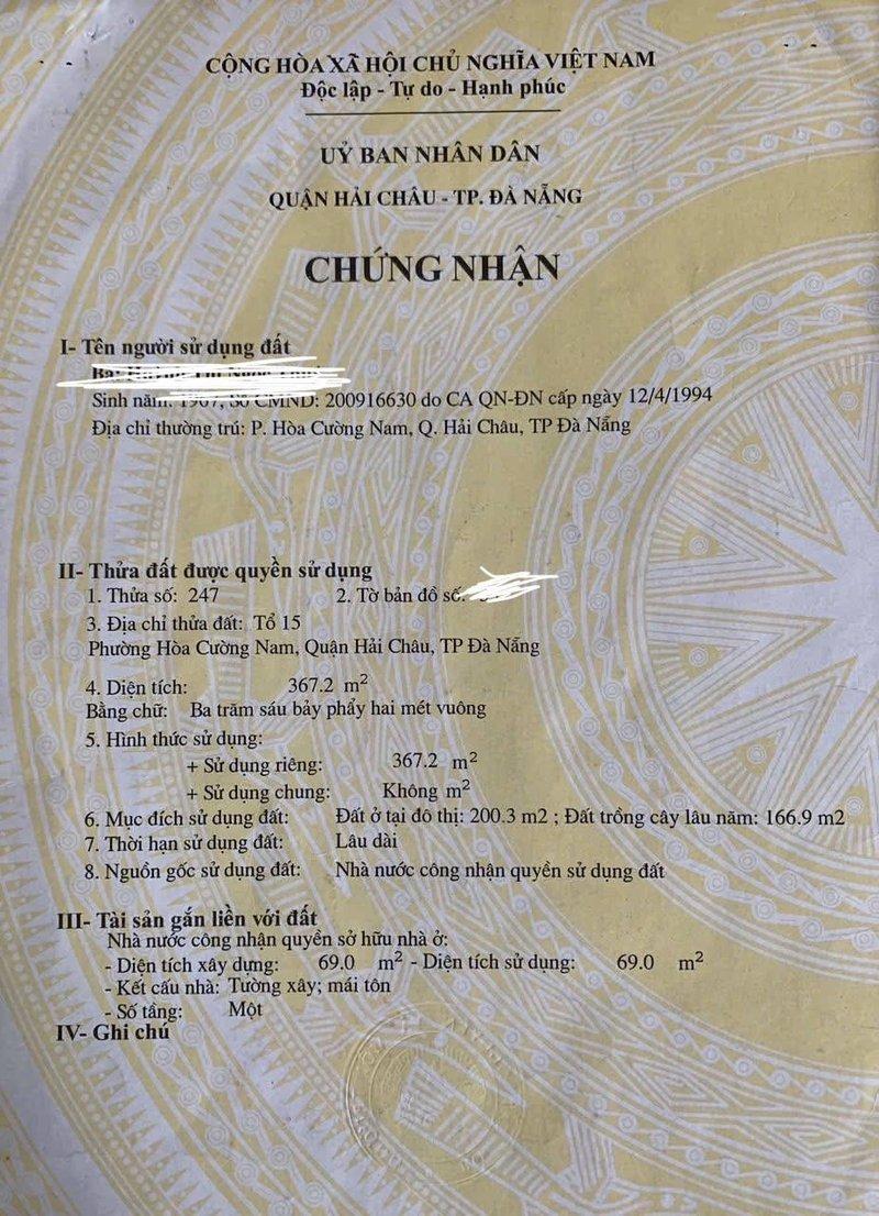 Bán nhà 367m² 1 phòng ngủ tại Hải Châu, Đà Nẵng - Photo 3