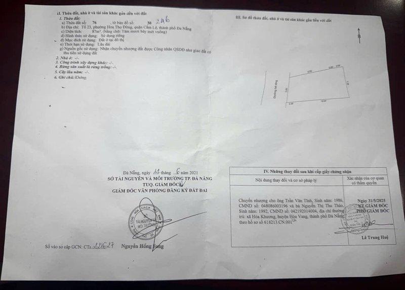 Bán đất nền 87m² tại Hòa Thọ Đông, Đà Nẵng - Photo 3