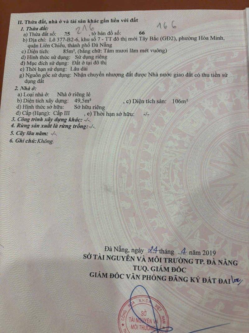 Bán nhà 85m² 3 phòng ngủ tại Liên Chiểu, Đà Nẵng - Photo 7