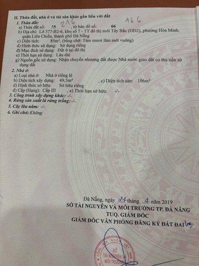 Bán nhà 85m² 3 phòng ngủ tại Liên Chiểu, Đà Nẵng - Thumbnail 7