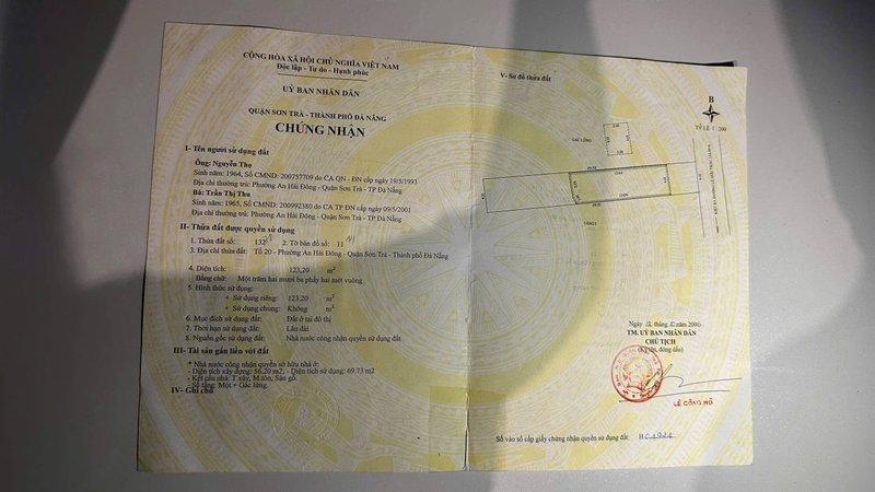 House for sale, 123m², 1 bedroom, in An Hải Đông, Sơn Trà, Đà Nẵng - Photo 1