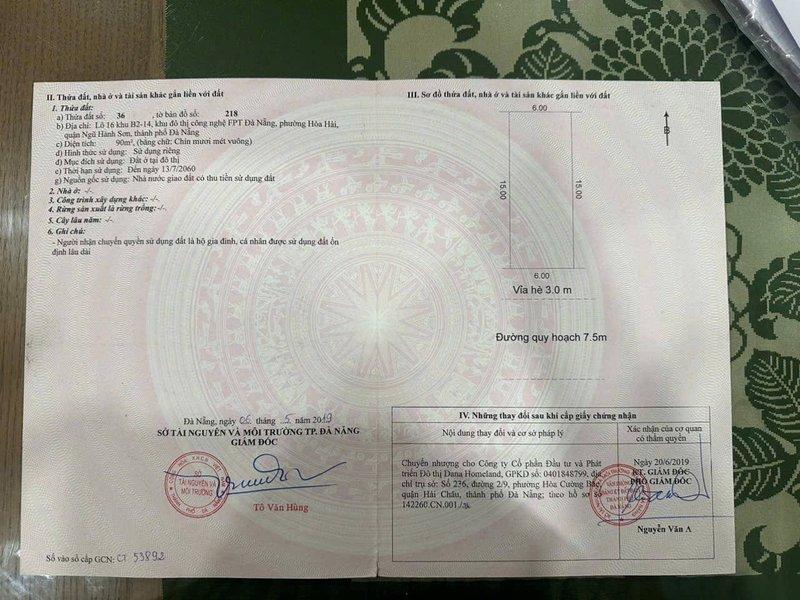 Bán đất nền 90m² tại Ngũ Hành Sơn, Đà Nẵng - Photo 2