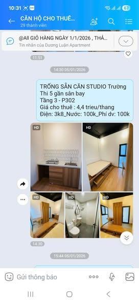 Studio for rent, 1 bedroom, 40m², Hòa Cường, Đà Nẵng - Thumbnail 3