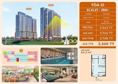 Cho thuê căn hộ, 1 phòng ngủ, 54.2m², Ngũ Hành Sơn, Đà Nẵng - Thumbnail 1