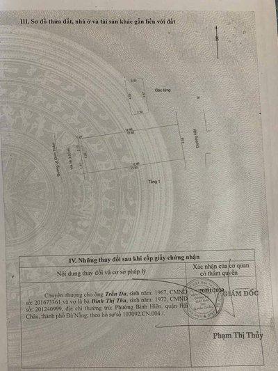 Bán nhà 60m² 5 phòng ngủ tại Hòa Thuận Đông, Hải Châu, Đà Nẵng - Thumbnail 1